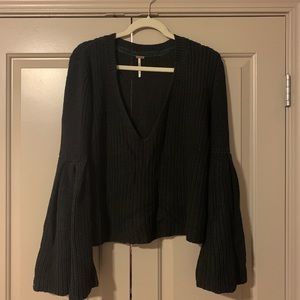 Free People Bell Sleeve Sweater